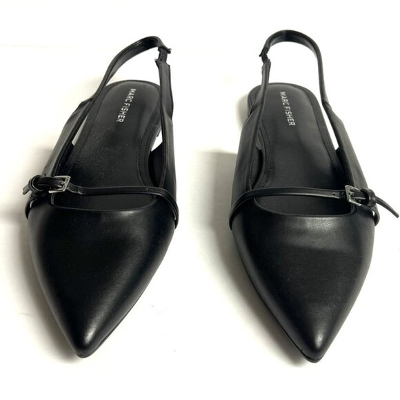 Marc Fisher Women’s Elema Black Flats, Size 9.5M - Picture 3 of 6
